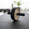 Ab Roller Wheel with Foam Handles - Core Strength & Abdominal Trainer