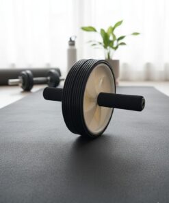 Ab Roller Wheel with Foam Handles - Core Strength & Abdominal Trainer