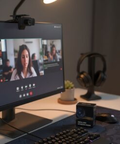 HD USB Webcam for PC & Laptop - Plug and Play Camera for Video Conferencing using in zoom meeting