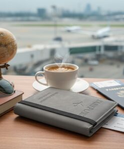 RFID Blocking Passport Holder & Travel Wallet with SIM Card Slots