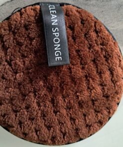 Alternative view of Round Brown Textured Cleaning Sponge