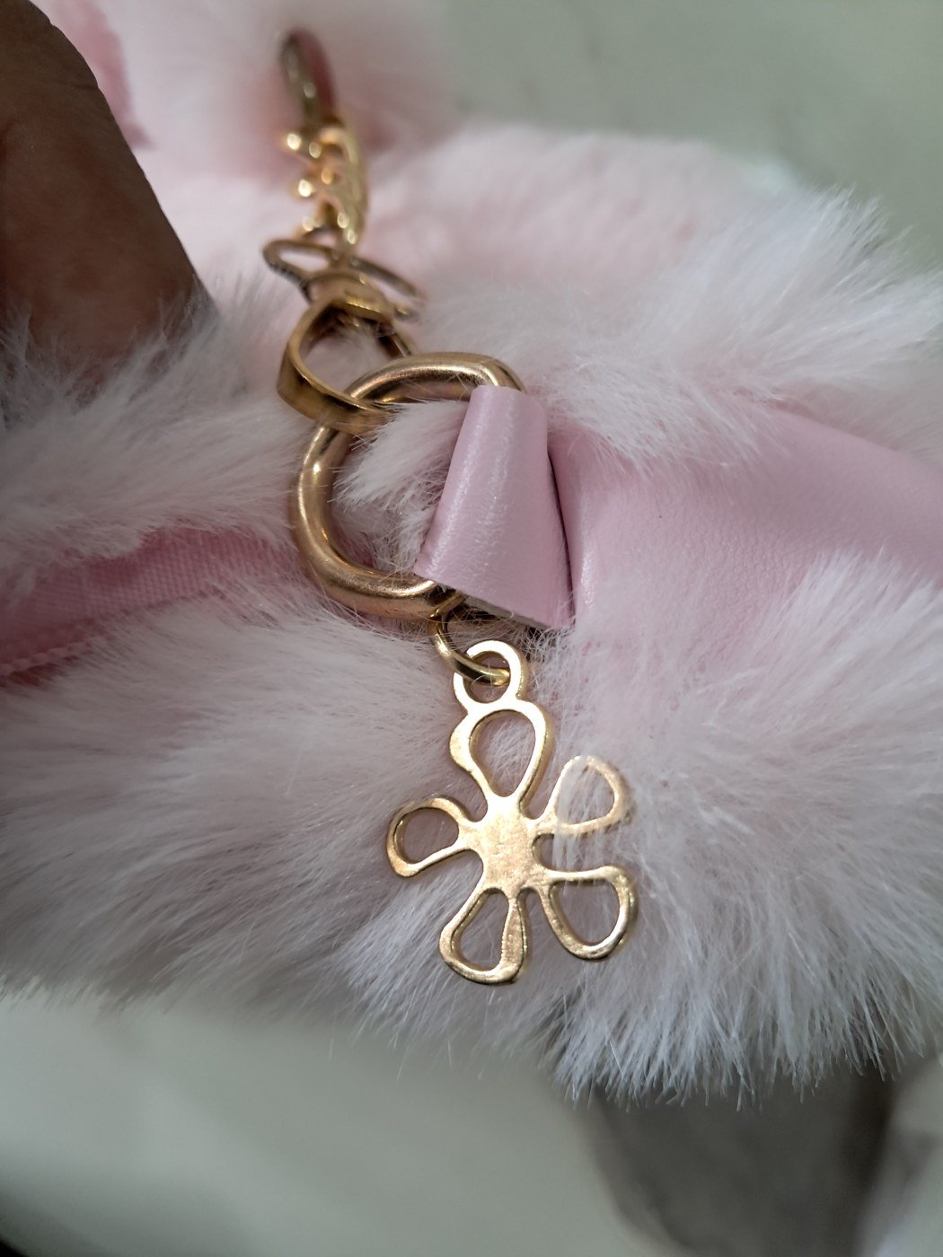 Pink Plush Mini Shoulder Bag - Image 4