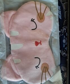 Alternative view of Pink Cat-Print Eye Mask