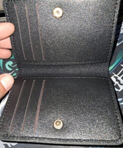 Alternative view of Black Snap-Fastening Card Wallet