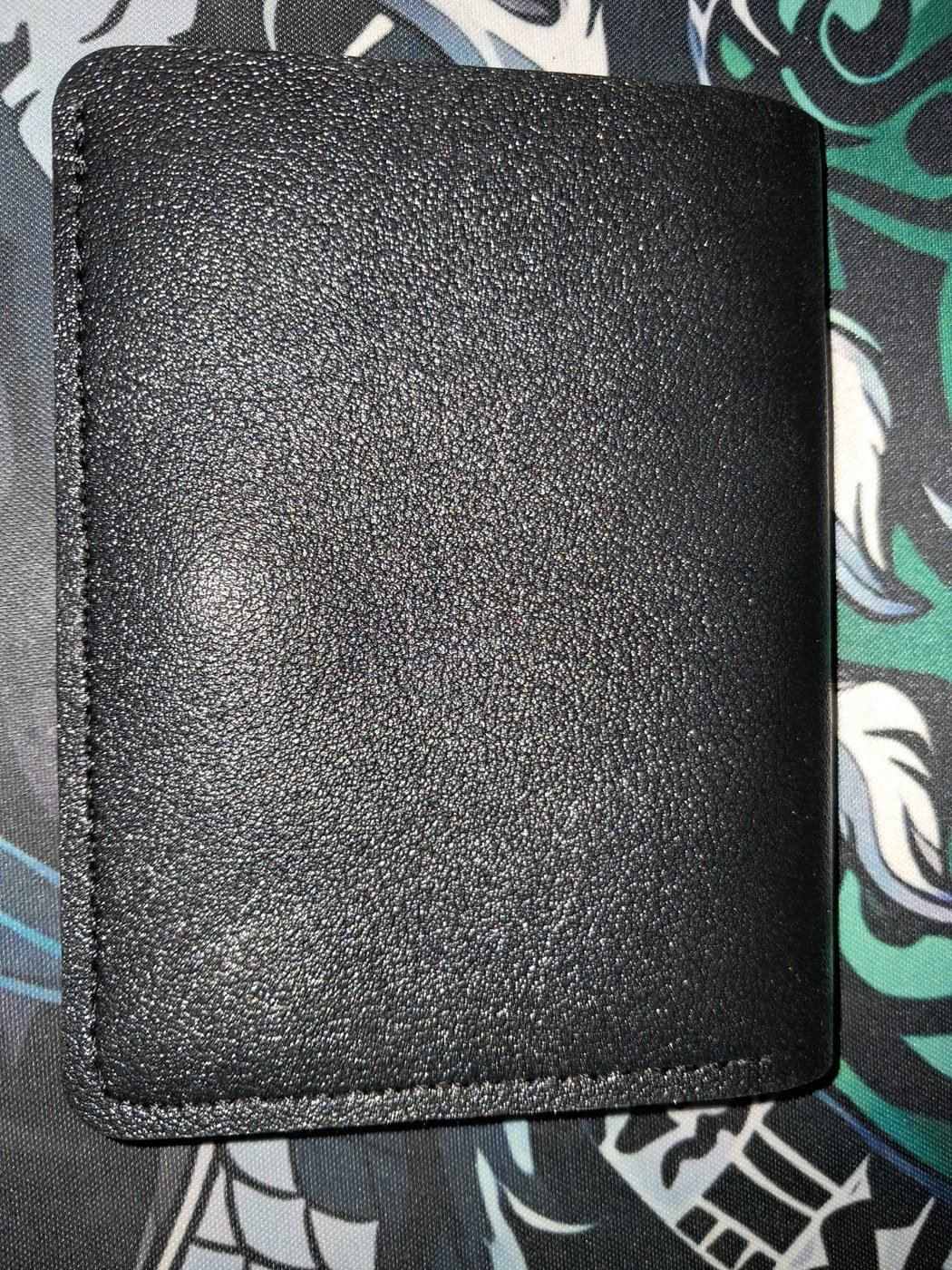 Black Snap-Fastening Card Wallet - Image 3