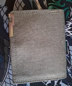Grey Snap-Fastening Card Wallet - Image 3