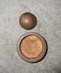 Wooden Sphere with Round Display Base - Image 4