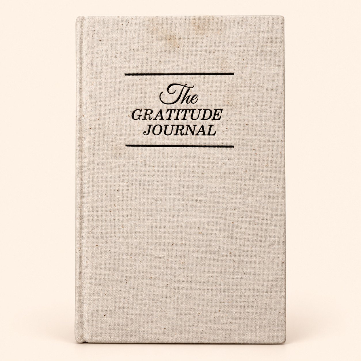 The Gratitude Journal - Cream Textured Cover