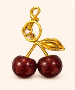 Cherry-Shaped Bag Charm