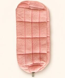 Peach Quilted Zip Pouch
