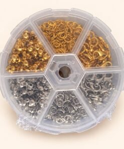 Jewellery Findings in Round Compartment Organiser
